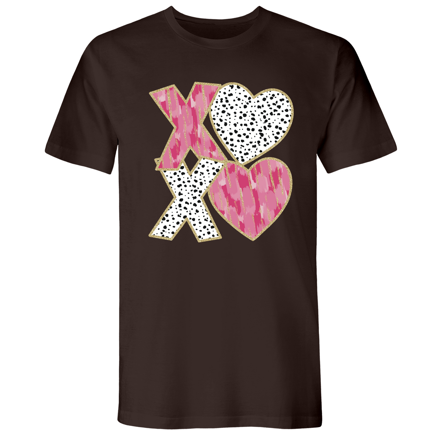 Mens Small Brown Style_T-Shirt