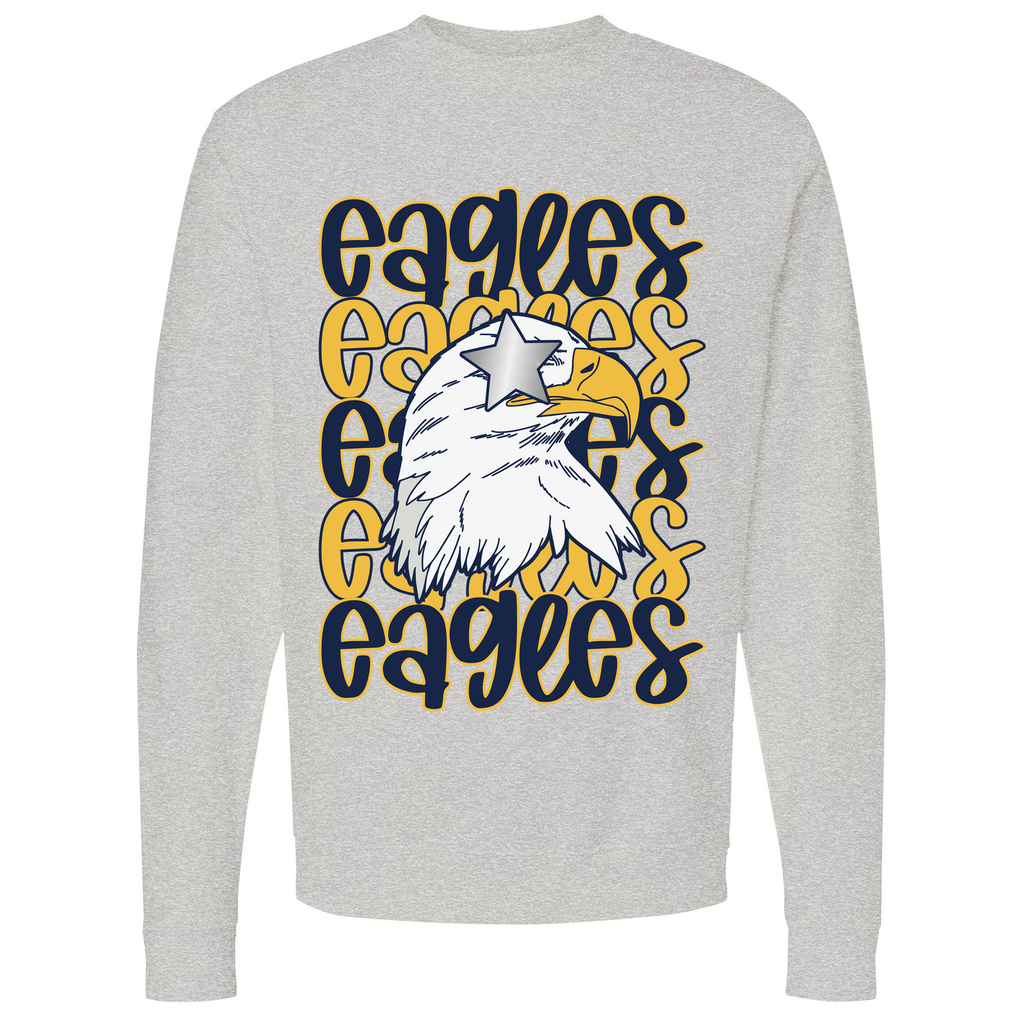 Mens Small Grey Heather Style_Sweatshirt