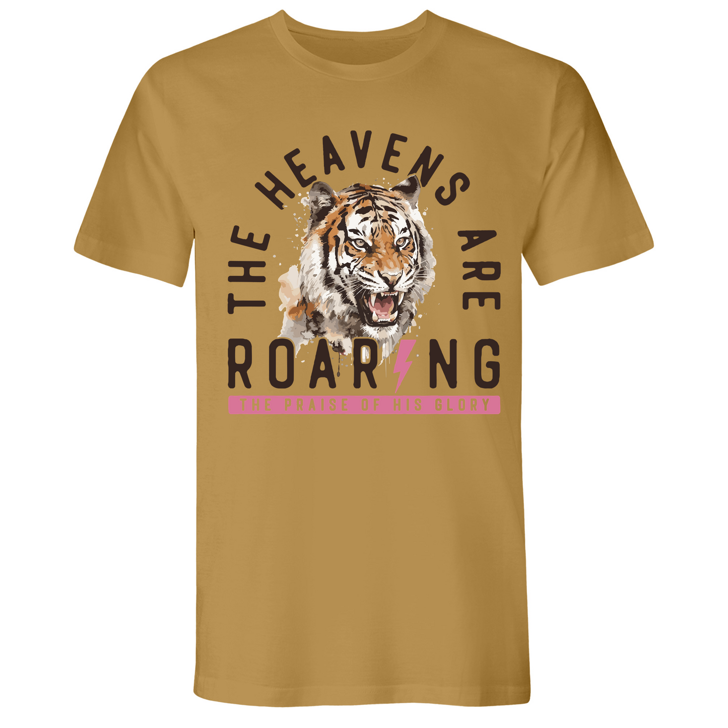 Mens Small Antique Gold Style_T-Shirt