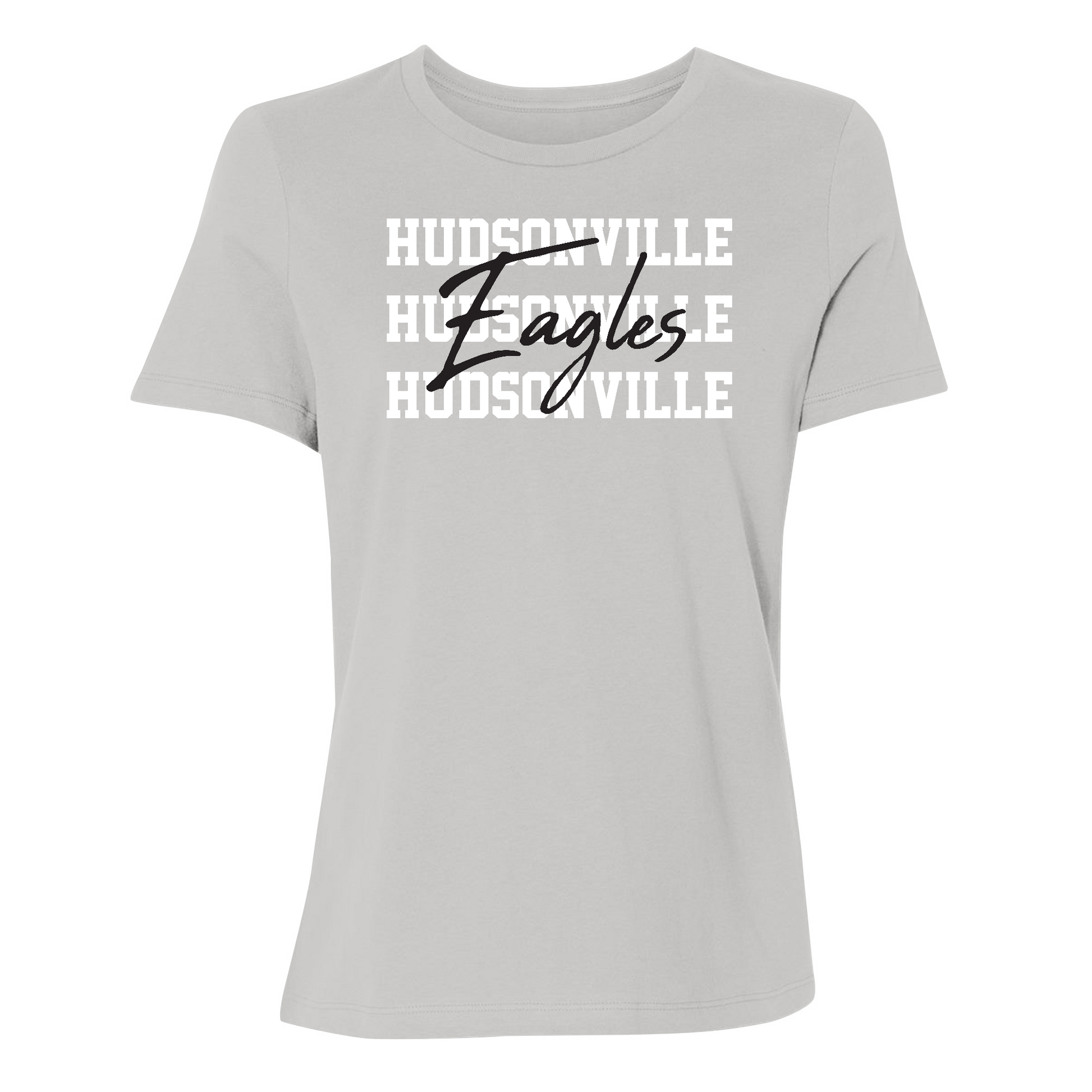 Womens Small Solid Athletic Grey Style_T-Shirt