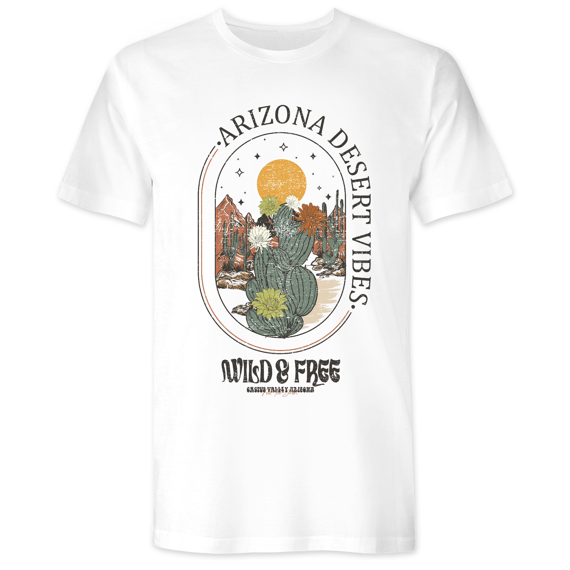 Mens Small White Style_T-Shirt