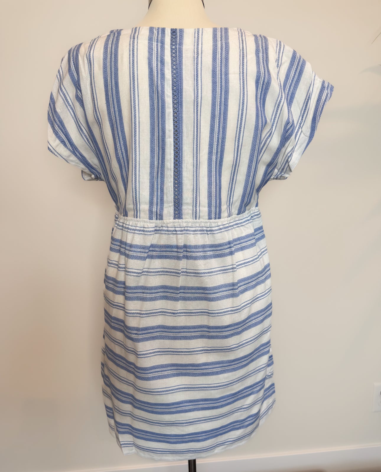 Blue white Striped Boat Dress