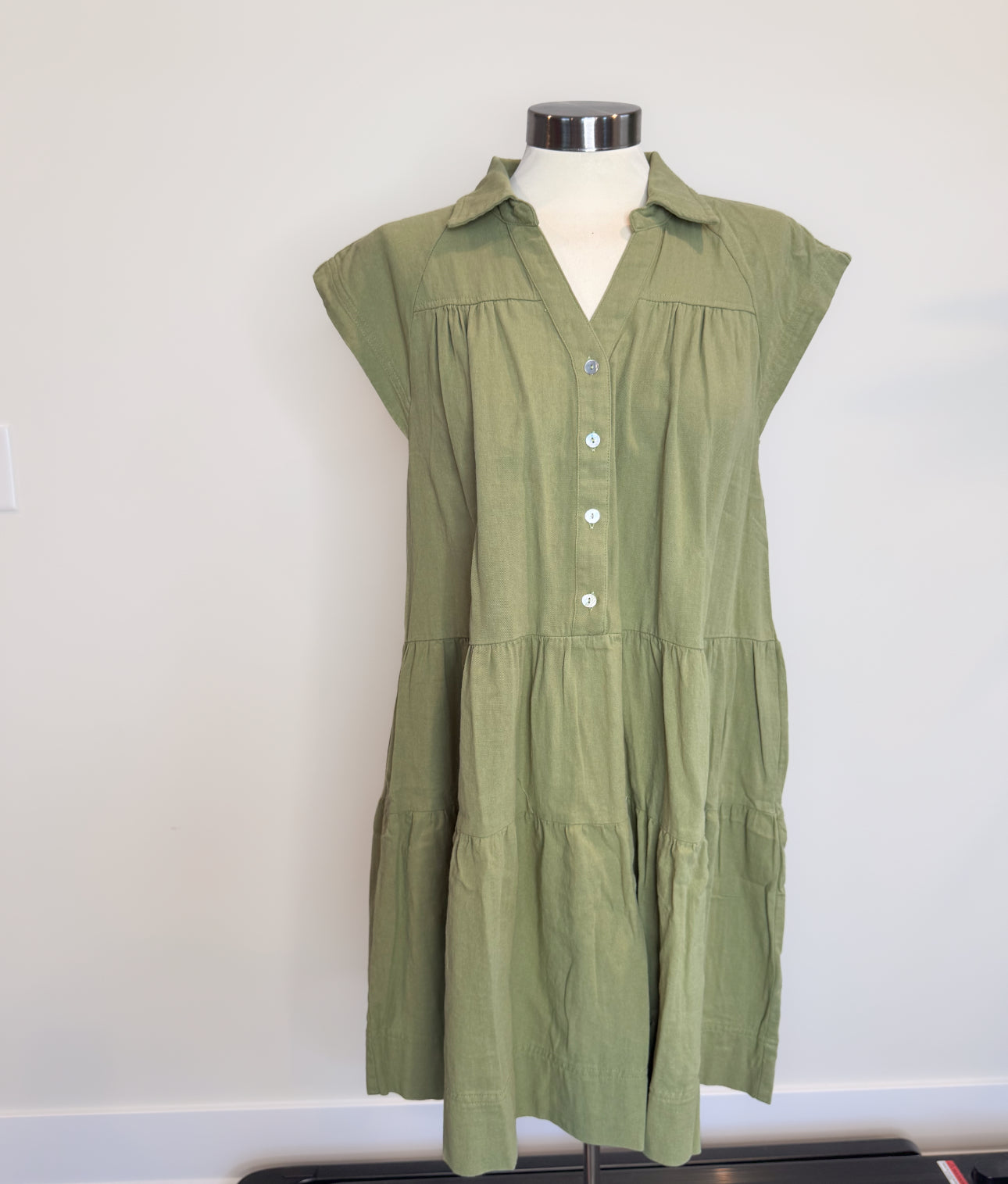 3/4 Button Down Dress