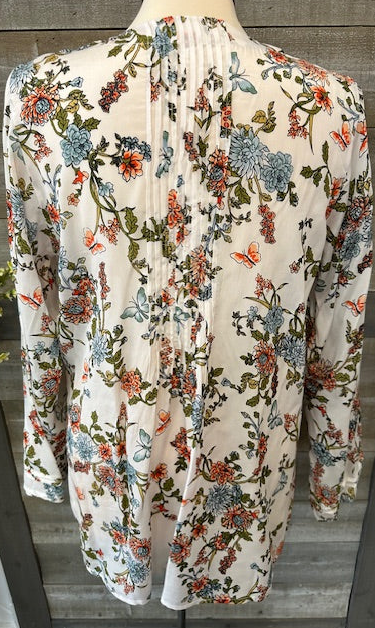 Vintage Floral Blouse