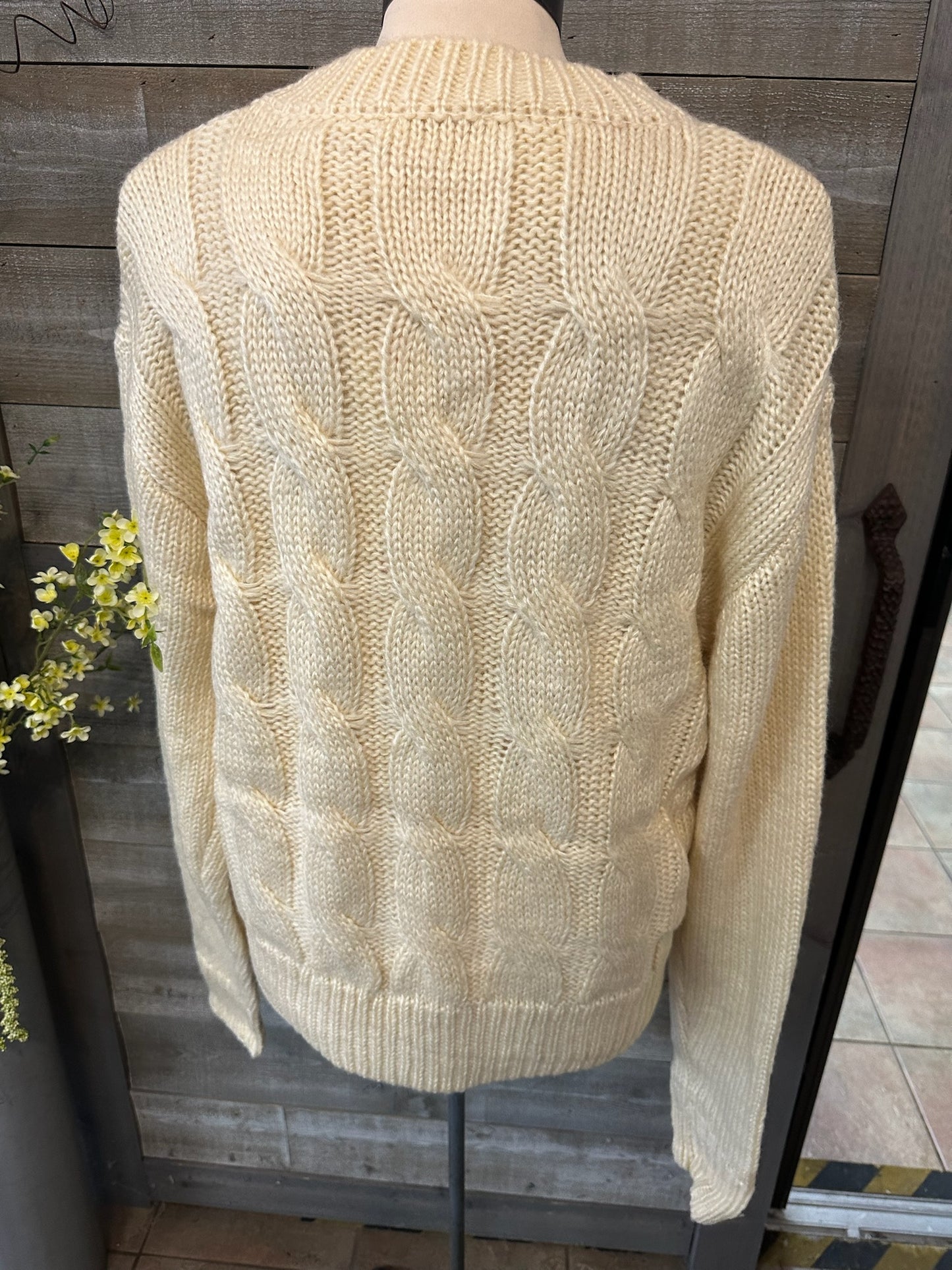 Poinsettia Knit Sweater