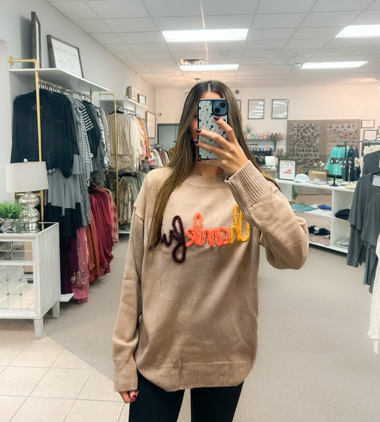 Thankful Knit sweater