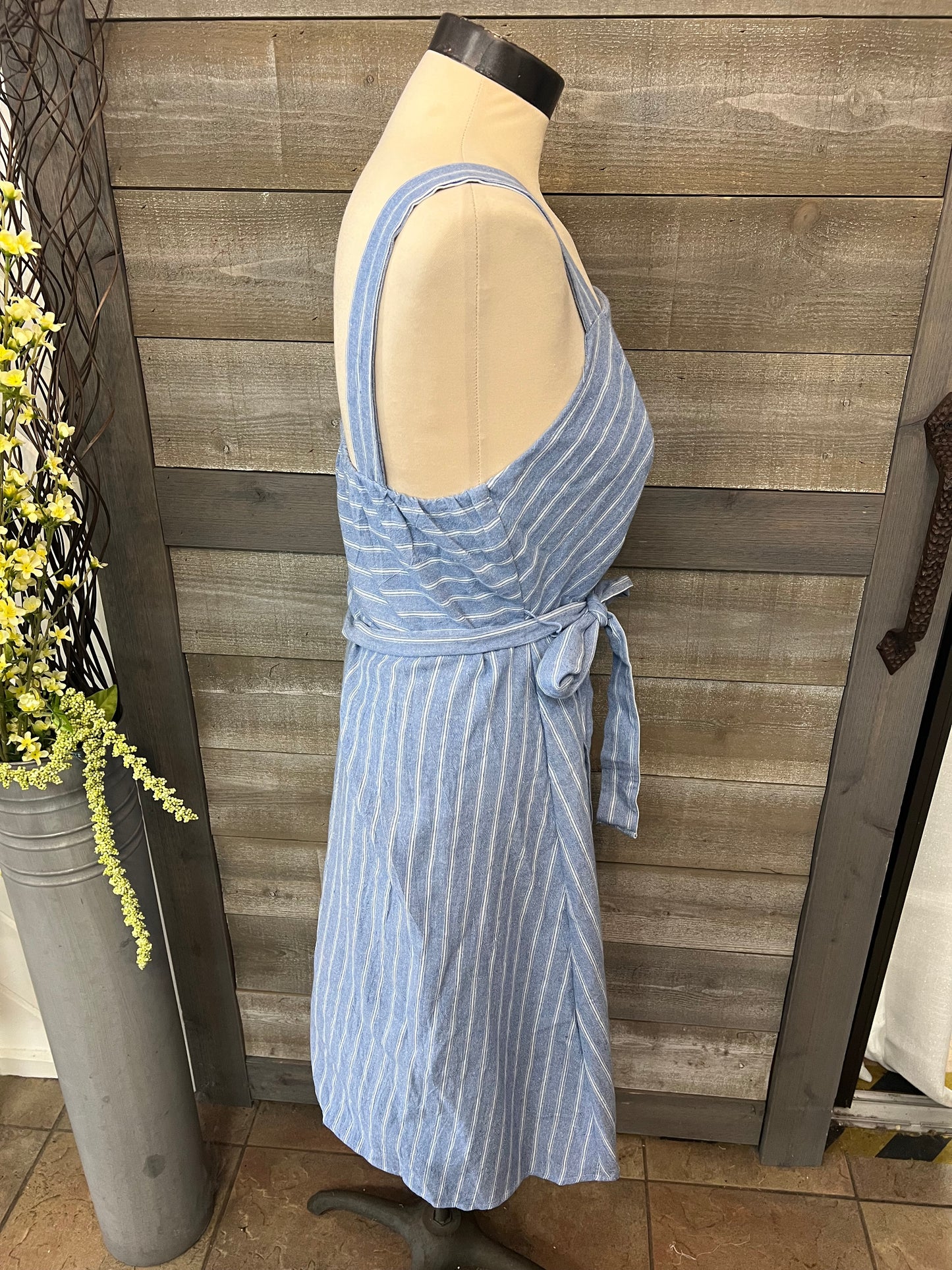 Button Front Tank Dress
