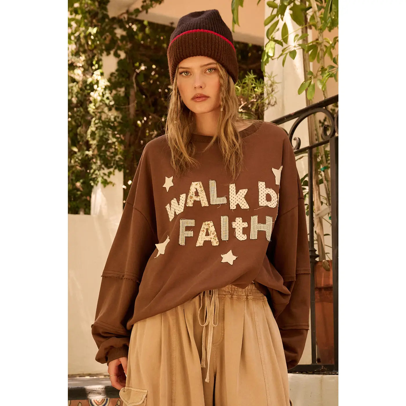 Walk By Faith Crewneck Sweatshirts