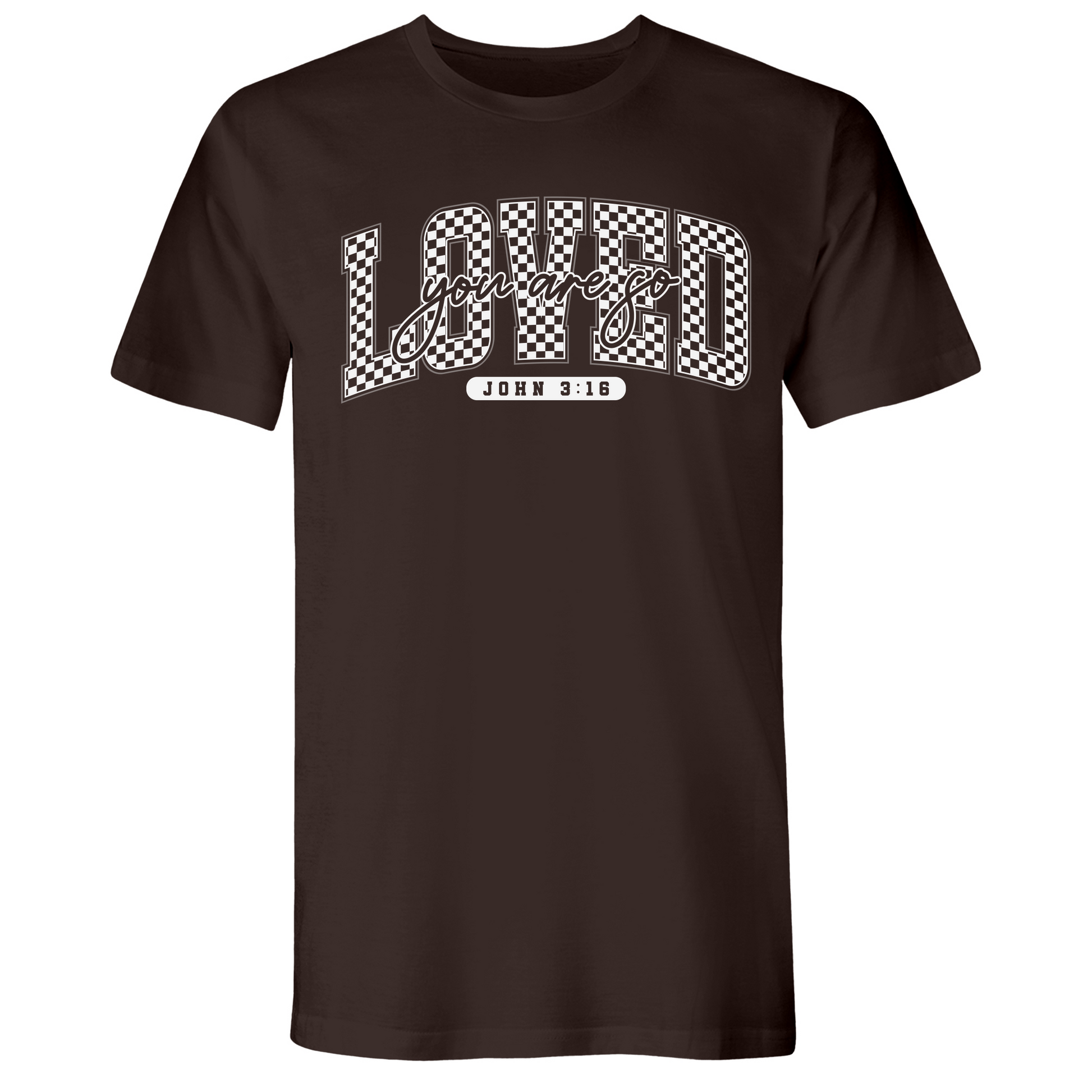 Mens Small Brown Style_T-Shirt