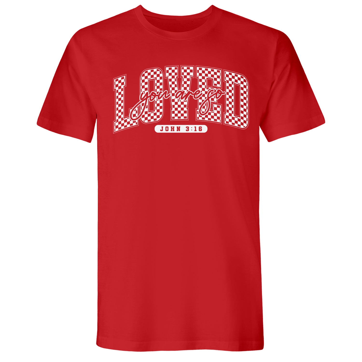 Mens Red Style_T-Shirt