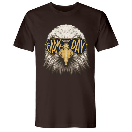 Mens Small Brown Style_T-Shirt