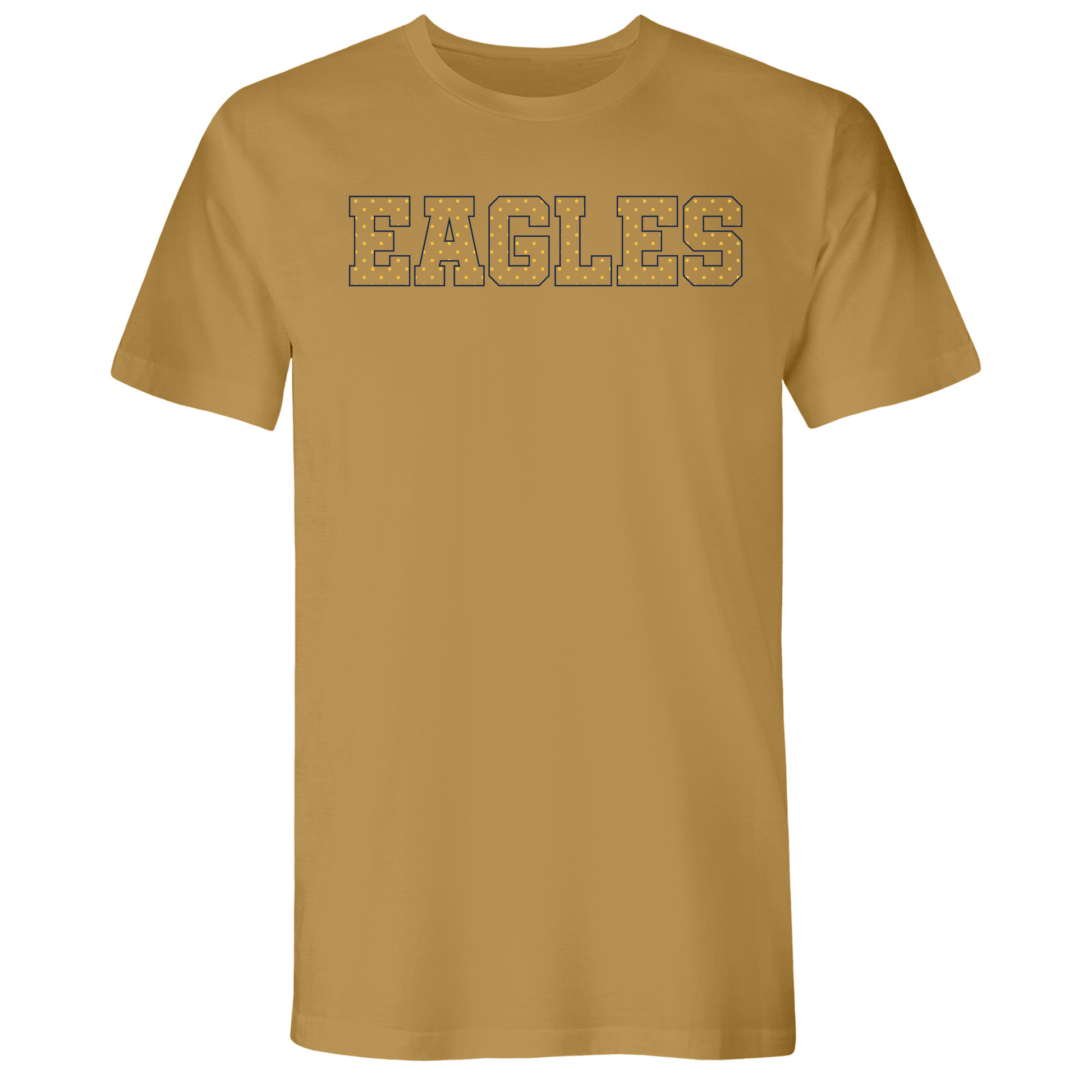 Mens Small Antique Gold Style_T-Shirt