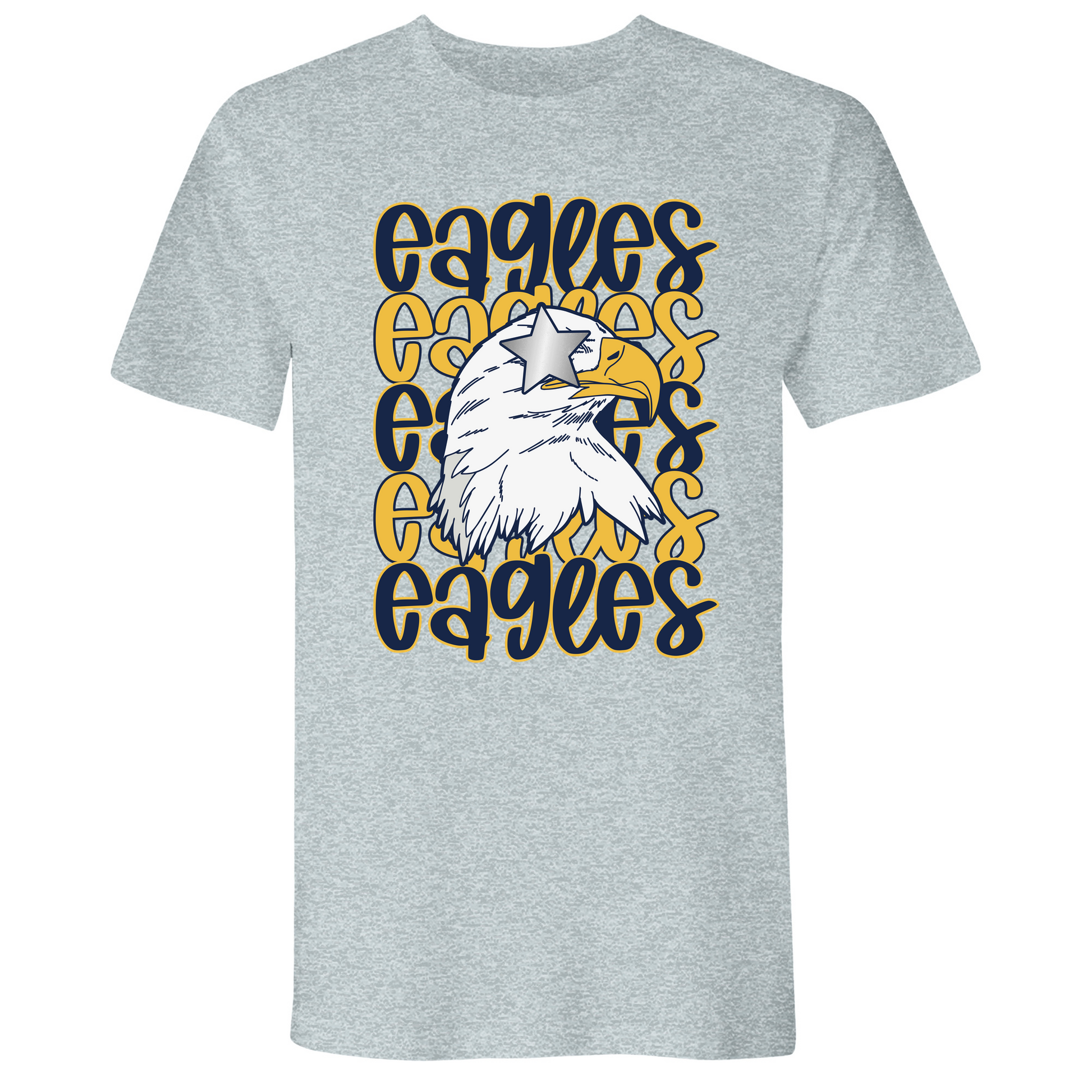 Mens Small Heather Gray Style_T-Shirt