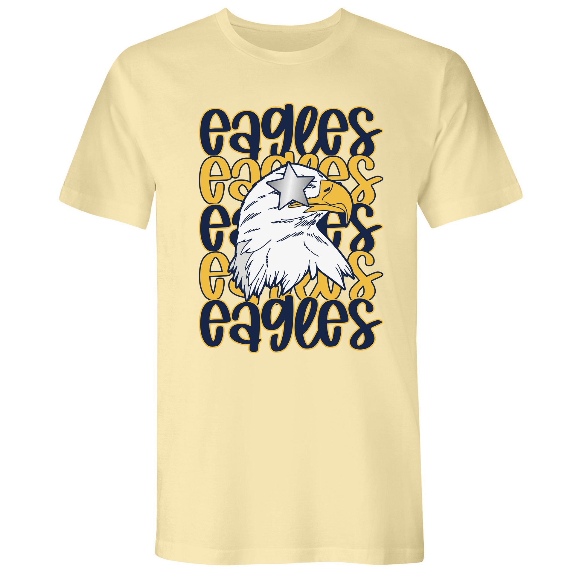 Mens Small Banana Cream Style_T-Shirt
