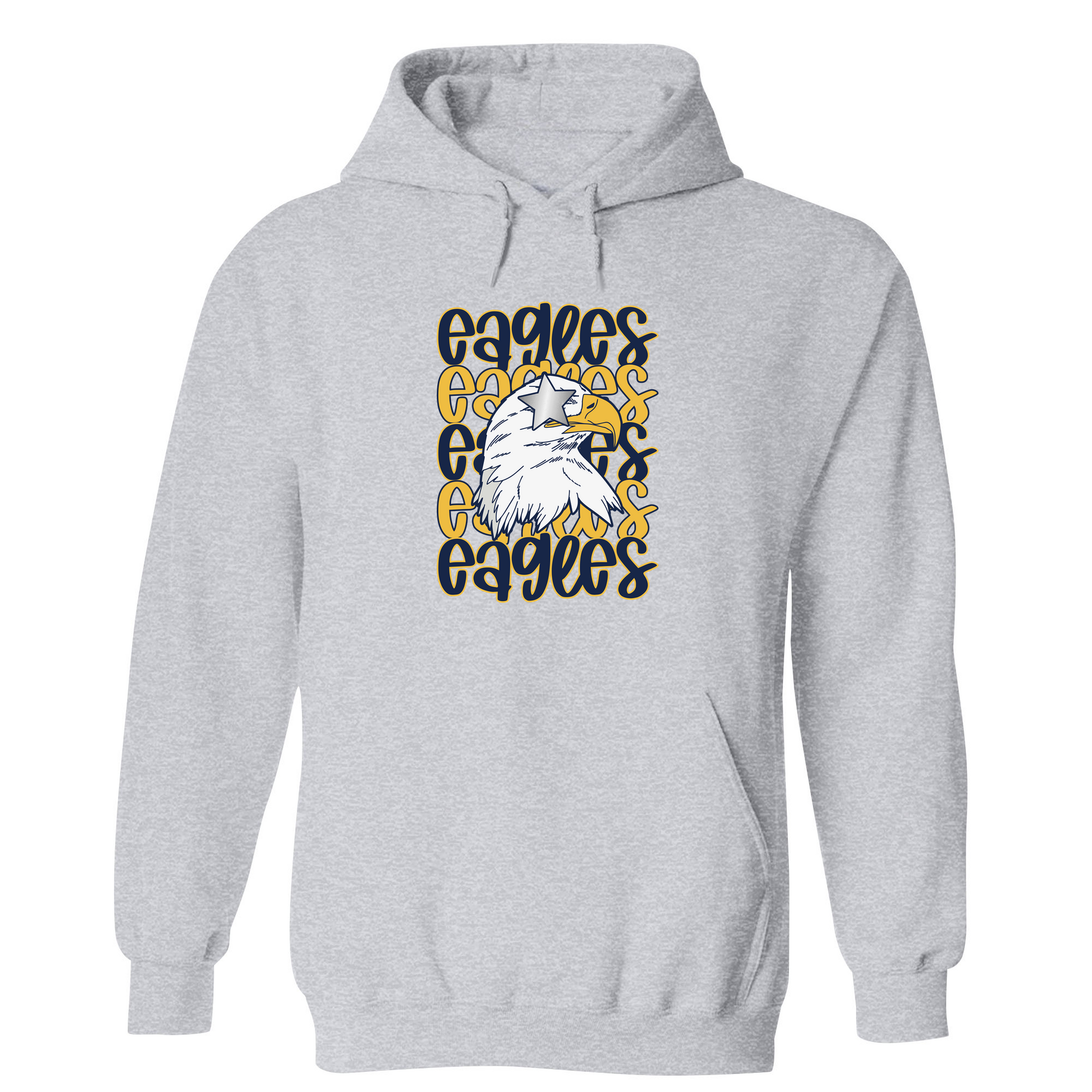 Mens Small Grey Heather Style_Hoodie