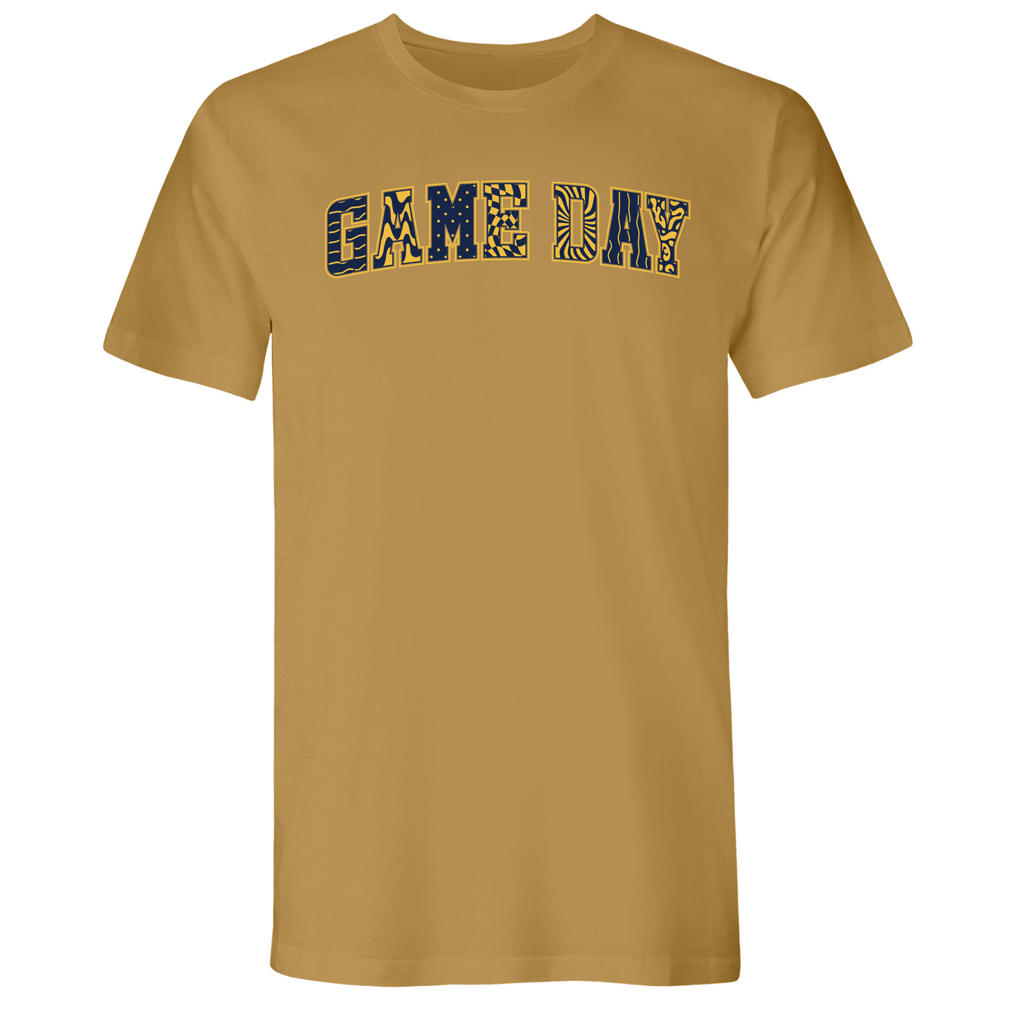 Mens Small Antique Gold Style_T-Shirt