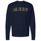 Mens Small Classic Navy Heather Style_Sweatshirt