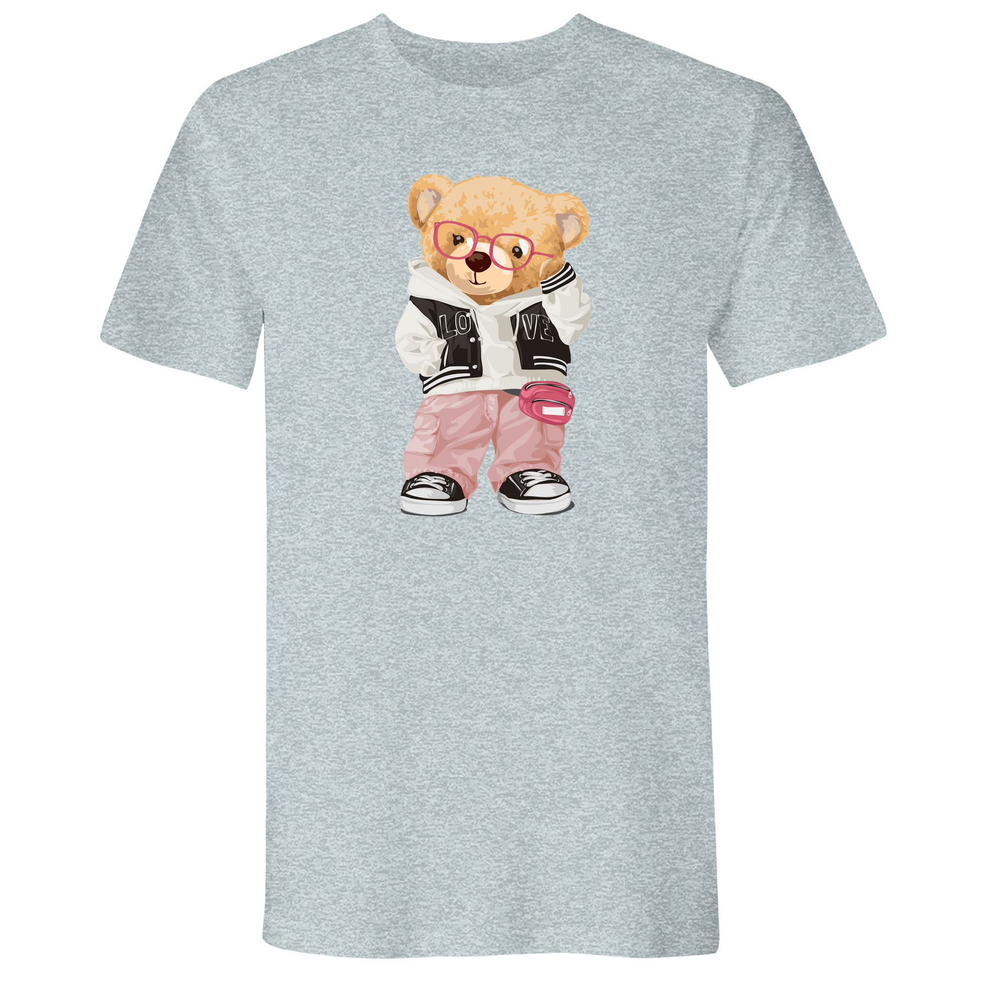 Mens Small Heather Gray Style_T-Shirt