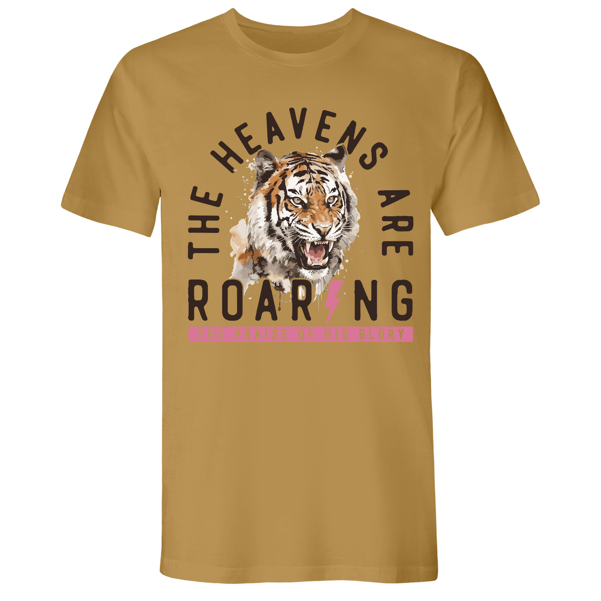 Mens Small Antique Gold Style_T-Shirt