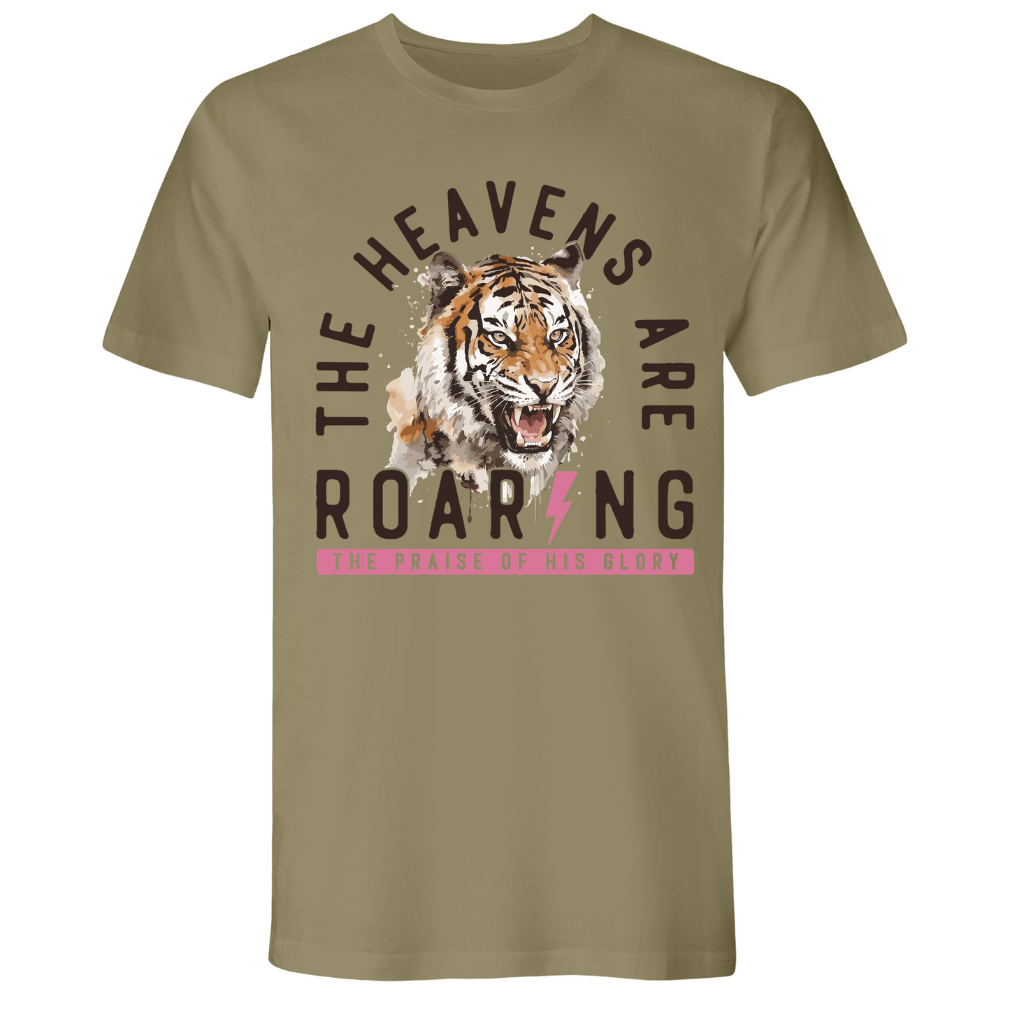 Mens Small Light Olive Style_T-Shirt