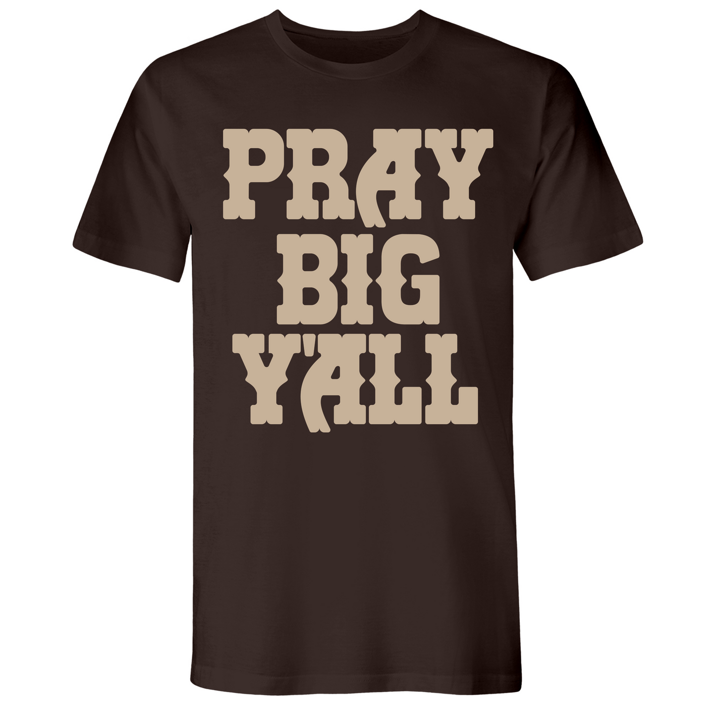 Mens Small Brown Style_T-Shirt