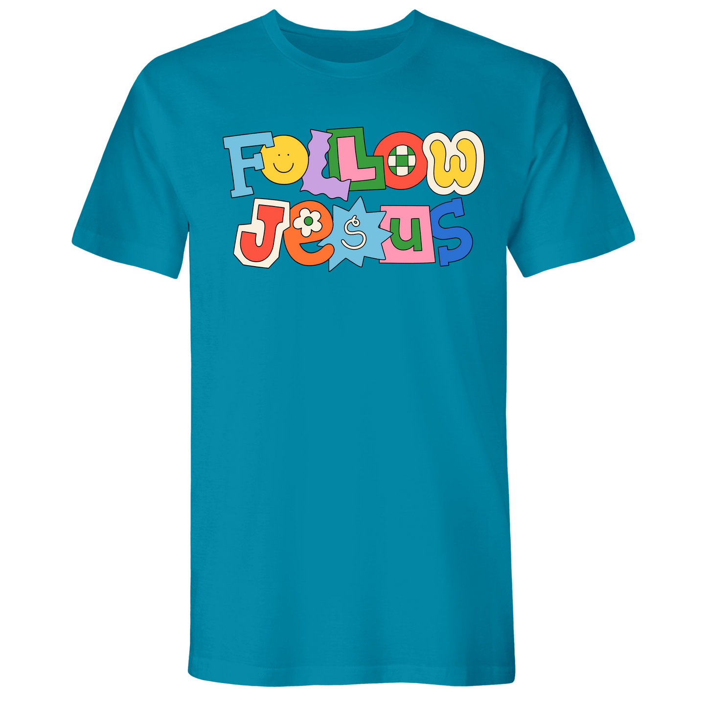 Mens Small Turquoise Style_T-Shirt