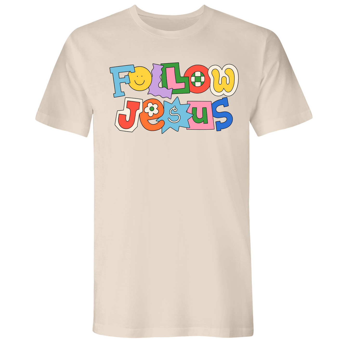 Mens Small Cream Style_T-Shirt
