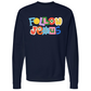 Mens Small Classic Navy Heather Style_Sweatshirt