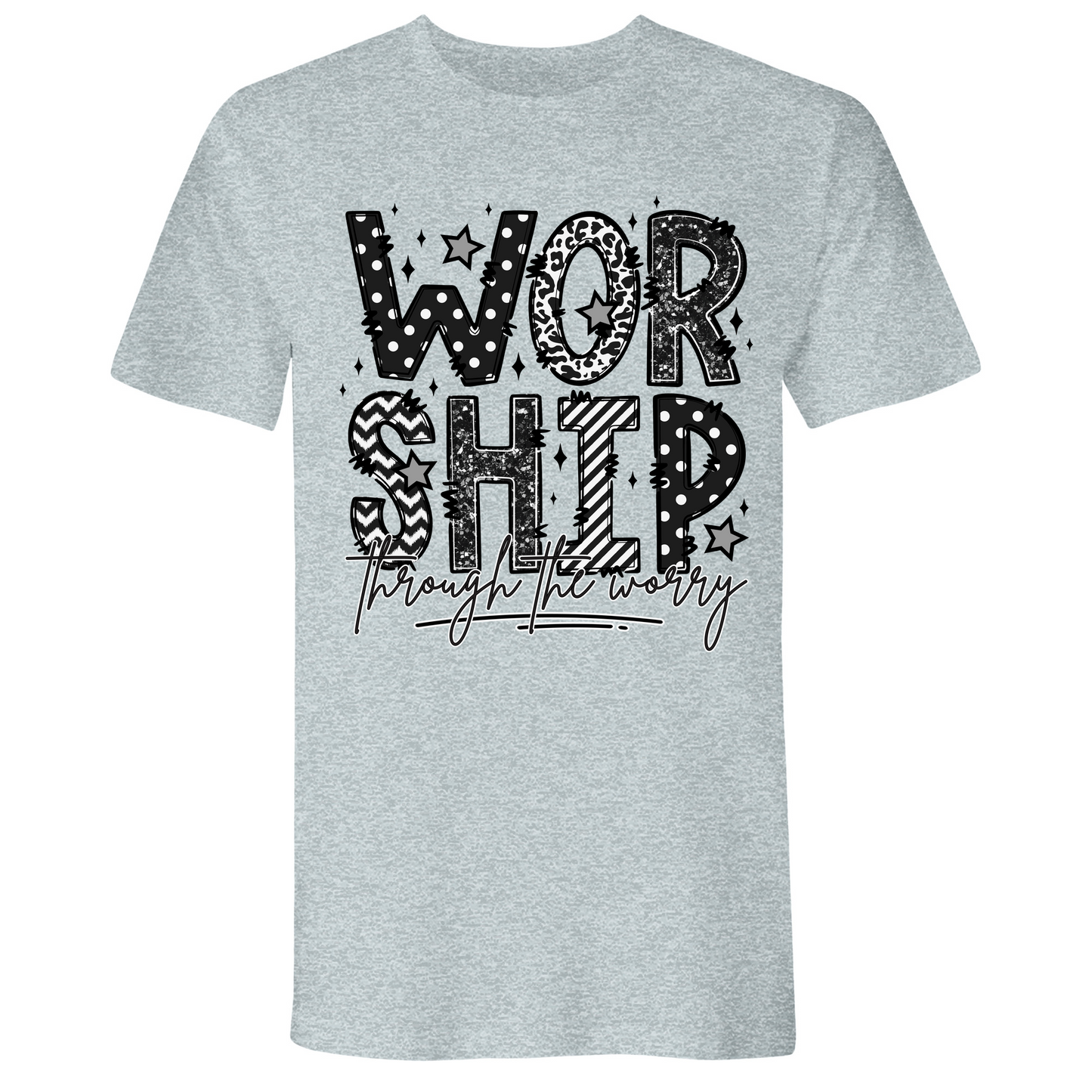 Mens Small Heather Gray Style_T-Shirt