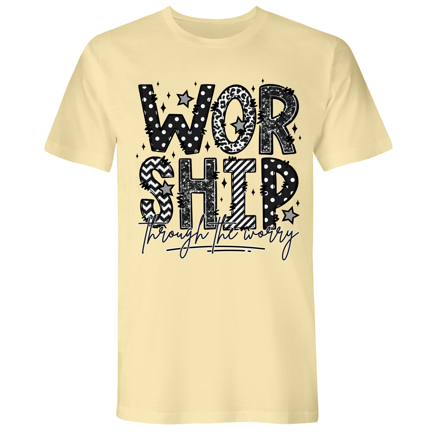 Mens Small Banana Cream Style_T-Shirt