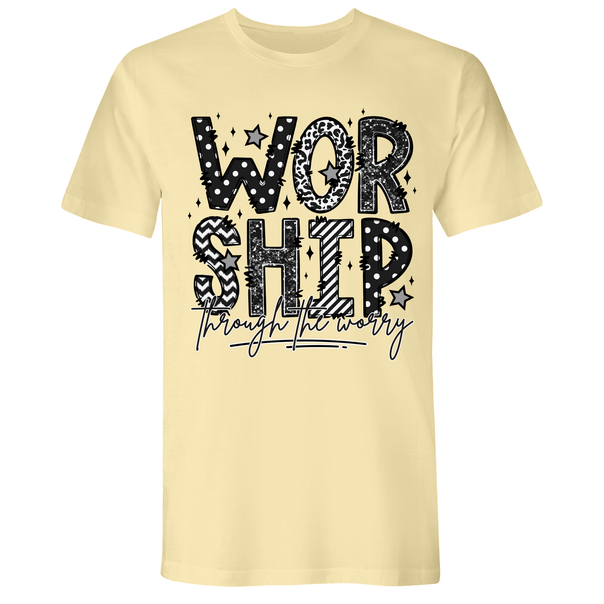Mens Small Banana Cream Style_T-Shirt
