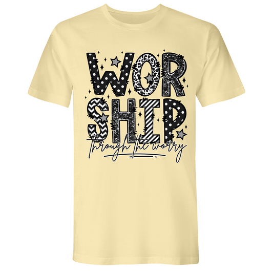 Mens Small Banana Cream Style_T-Shirt