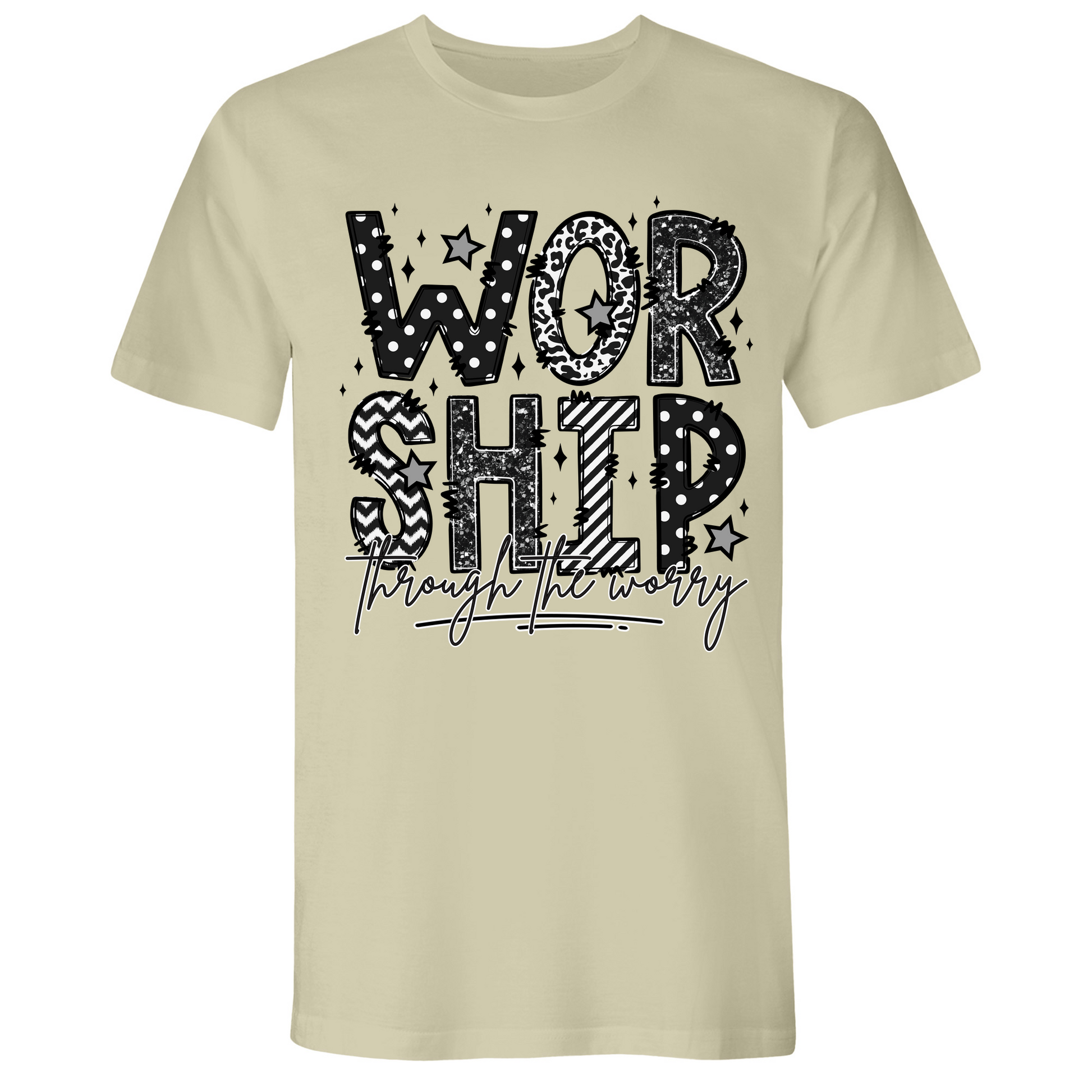 Mens Small Sand Style_T-Shirt