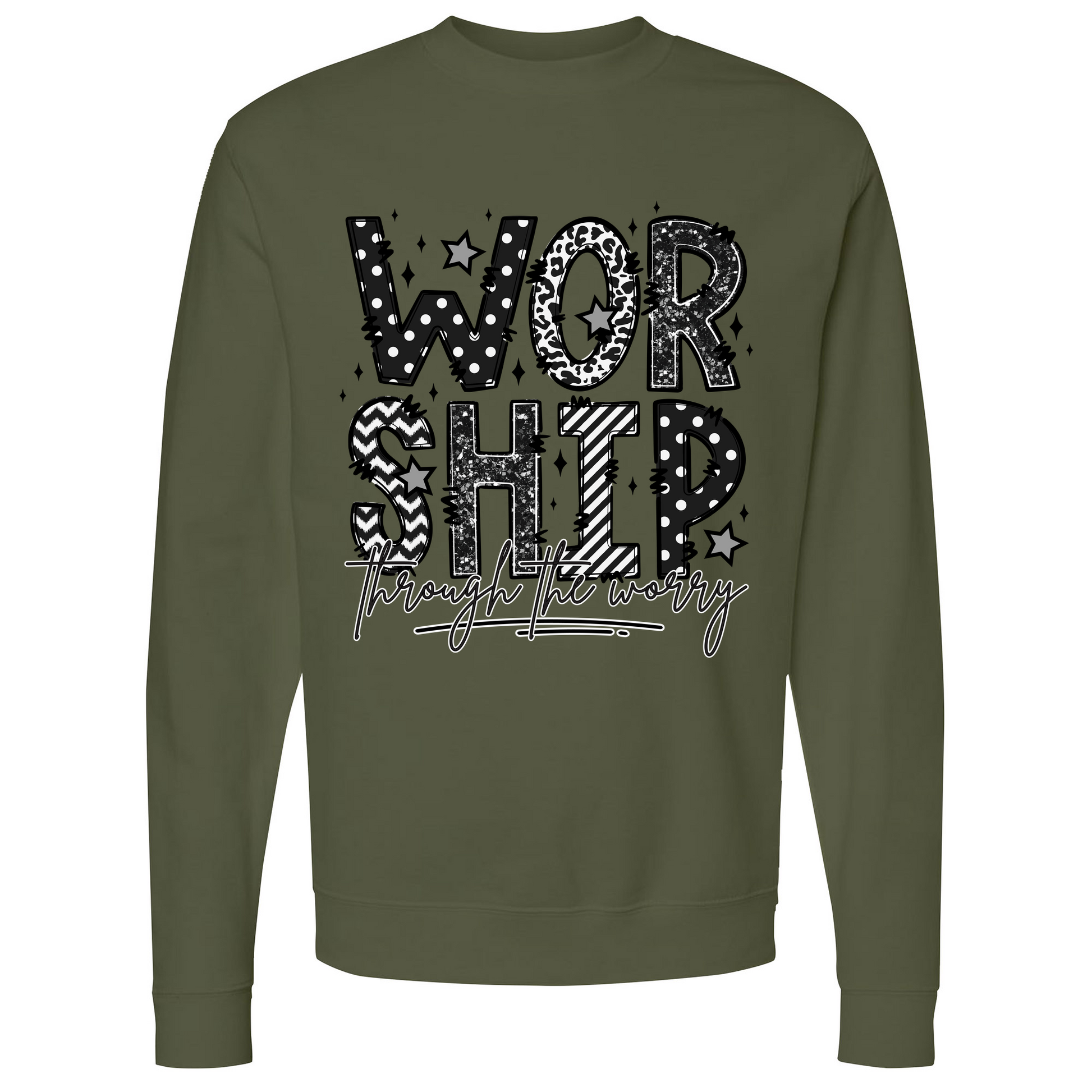 Mens Small Army Style_Sweatshirt