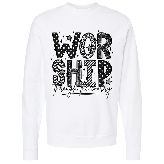 Mens Small White Style_Sweatshirt