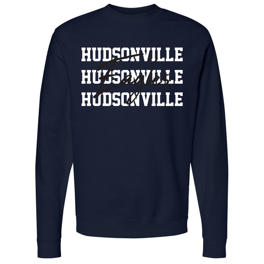 Mens Small Classic Navy Heather Style_Sweatshirt