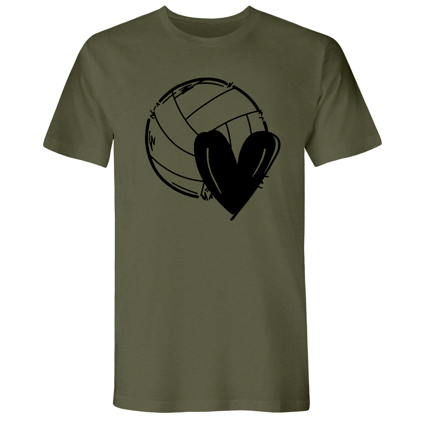 Mens Small Military Green Style_T-Shirt