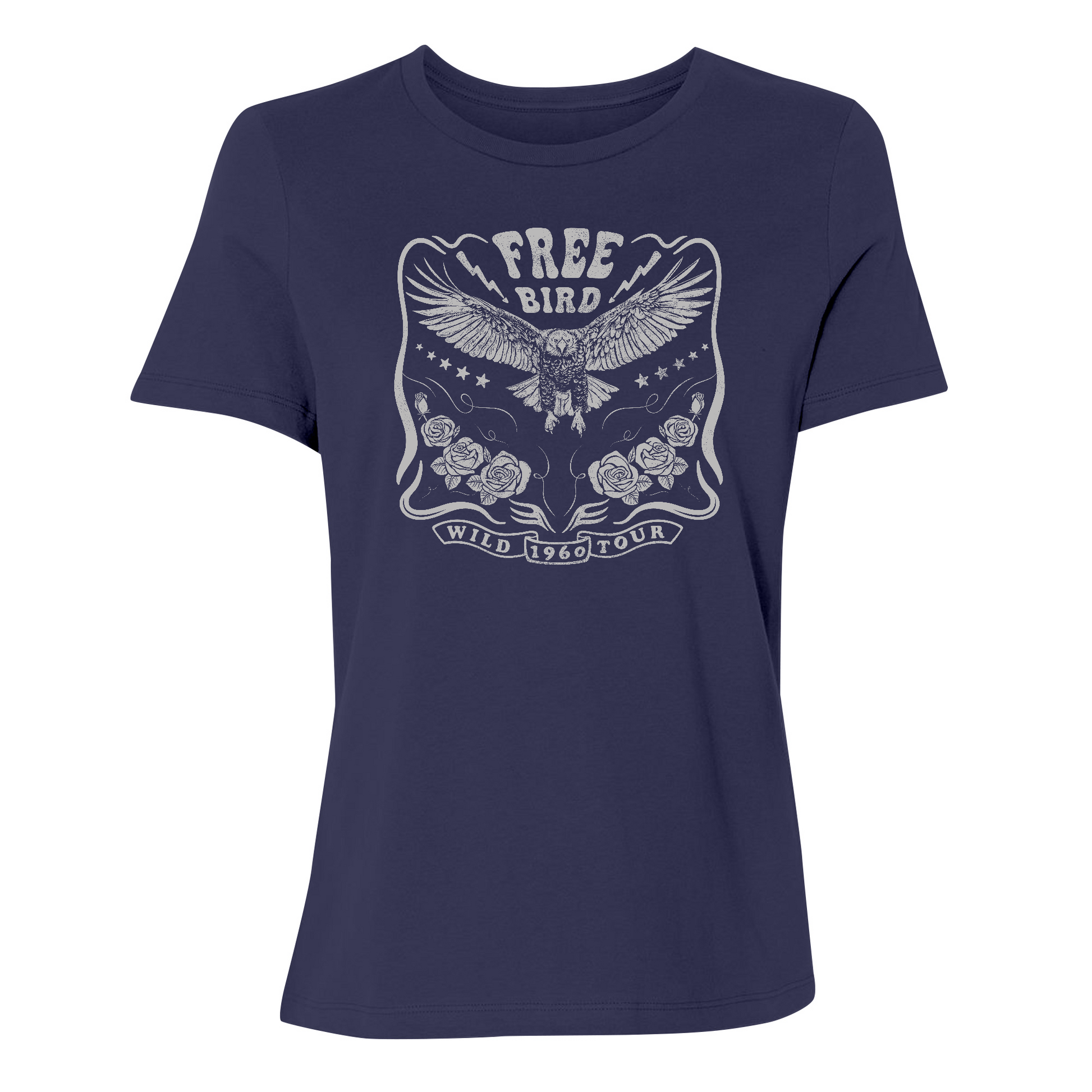 Womens Small Navy Style_T-Shirt