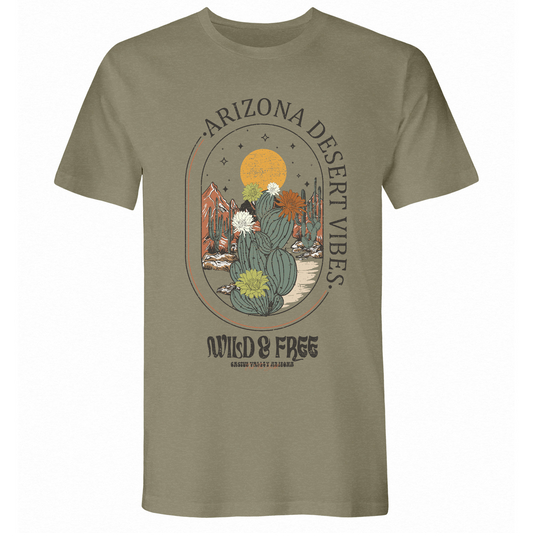 Mens Small Light Olive Style_T-Shirt