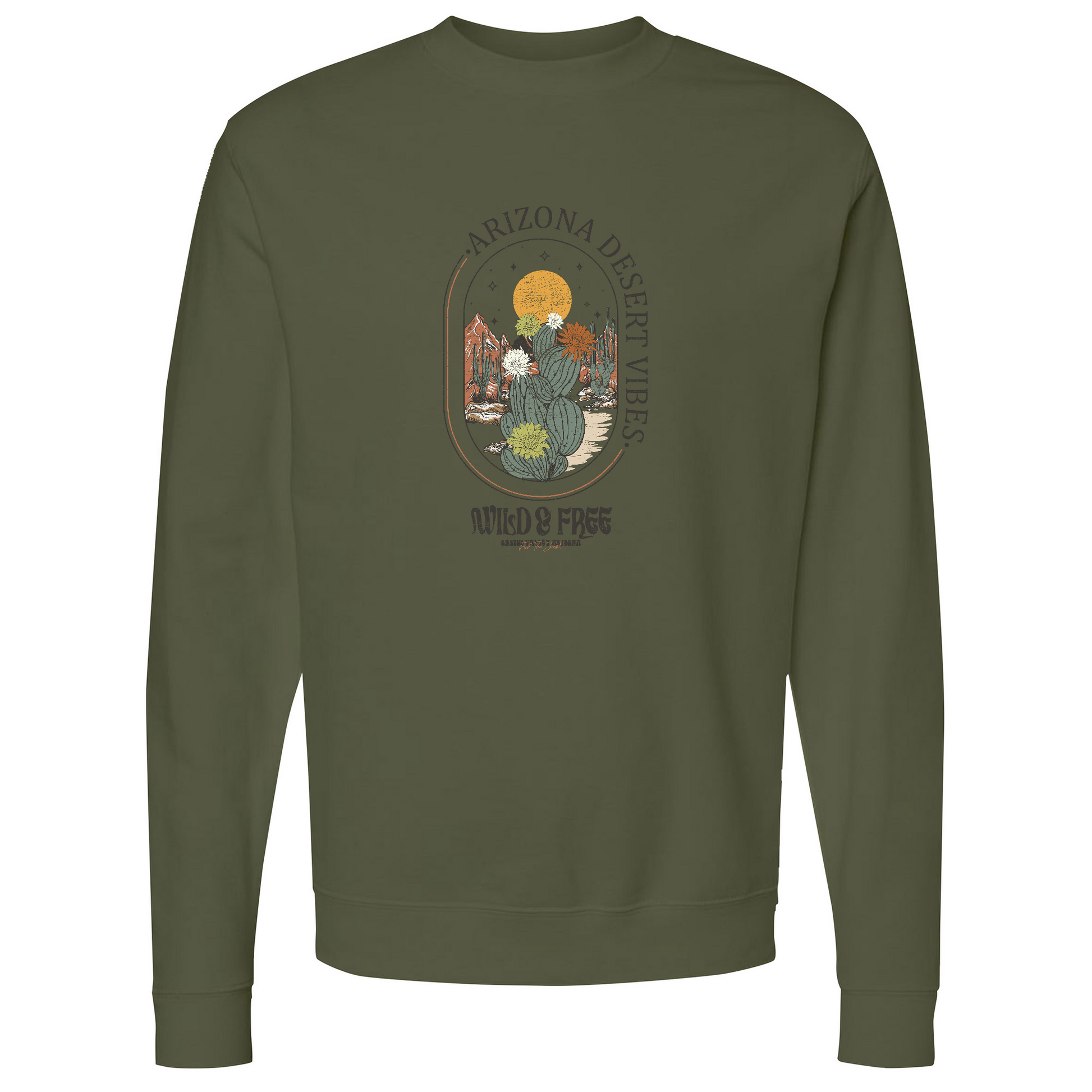 Mens Small Army Style_Sweatshirt