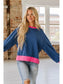 Brandie Contrast Trim Sweatshirt