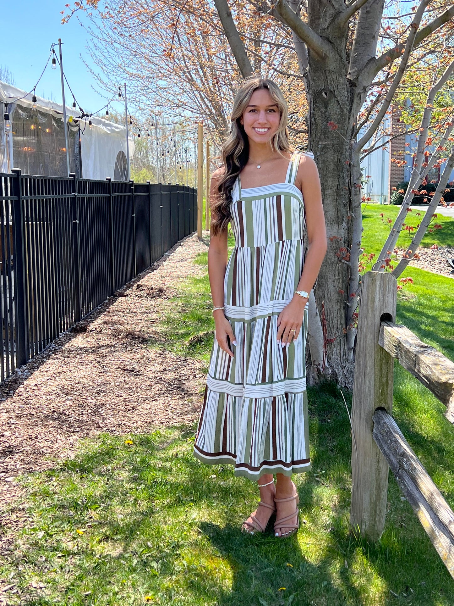 Stripped Tie Dress