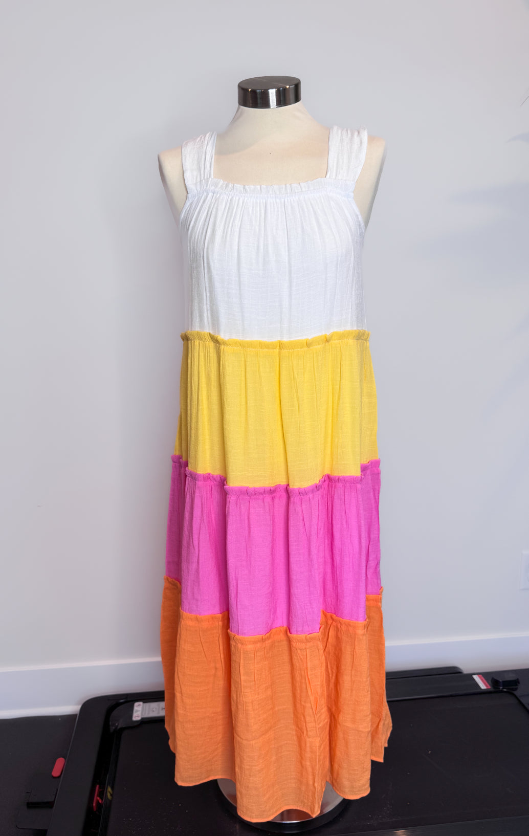 Block Color Maxi Dress Large Block Color Maxi Dress Large