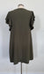 Army Green Ruffle Sleeve Dress
