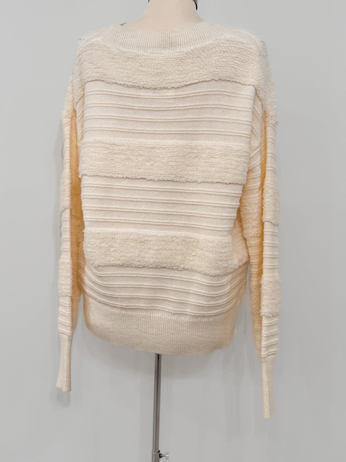 Ivory Comfy Brushed Sweater