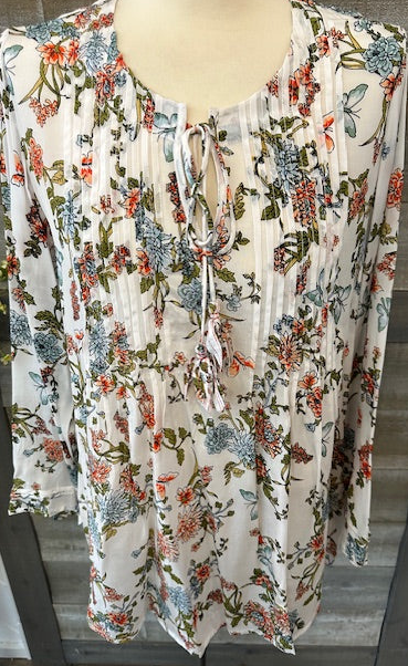 Vintage Floral Blouse