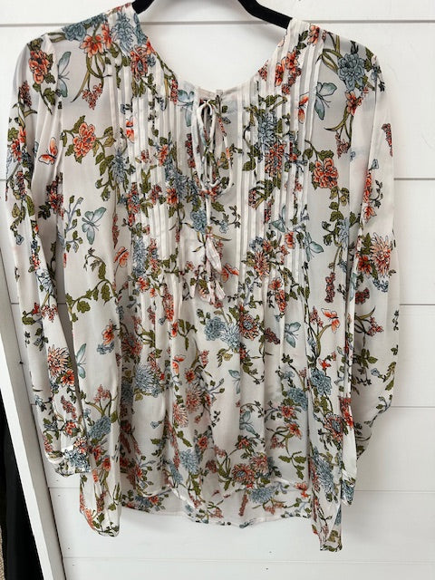 Vintage Floral Blouse