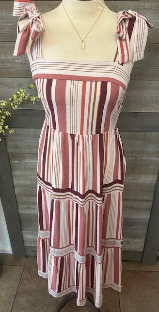 Stripped Tie Dress