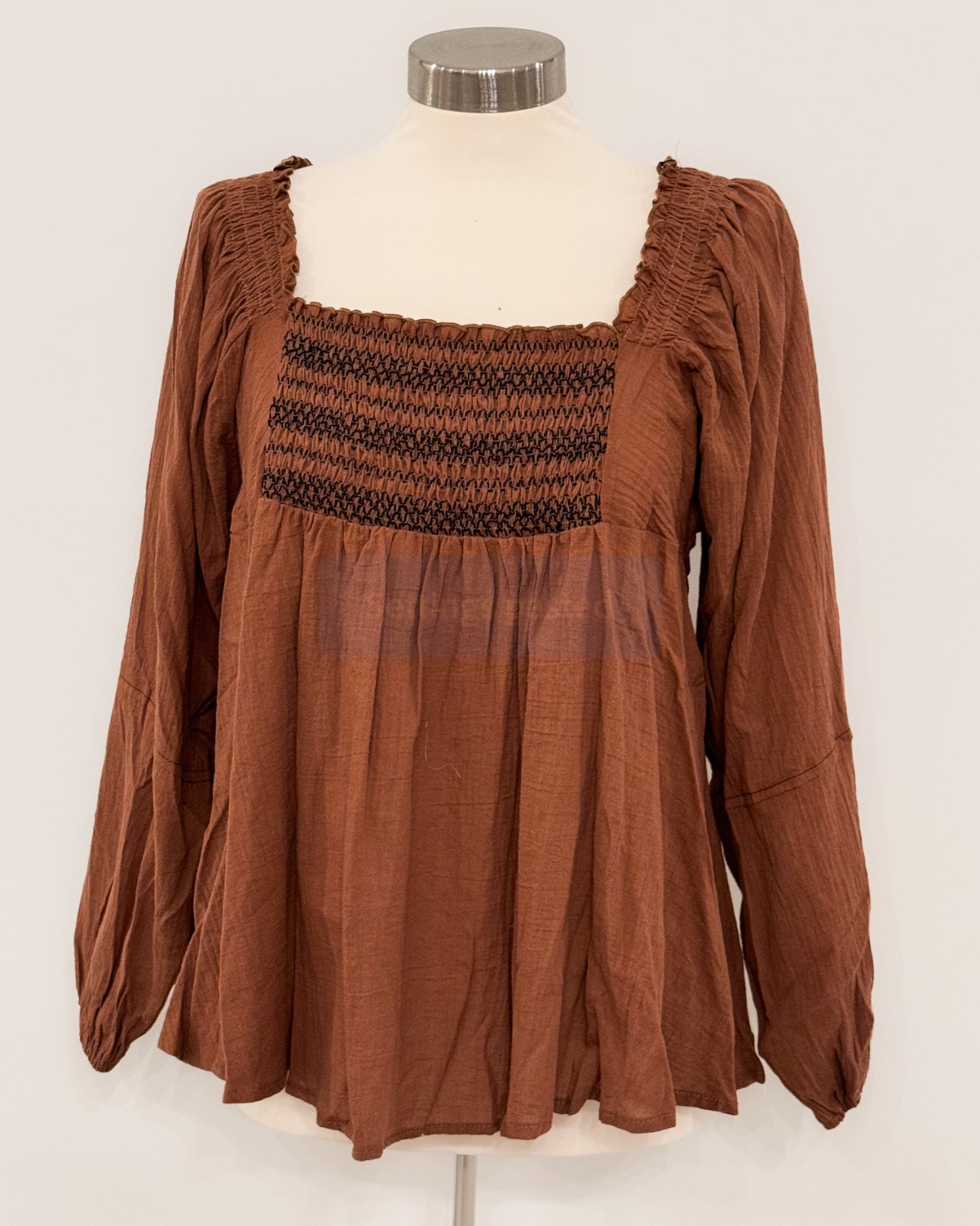 Square Neck Ruffle Top