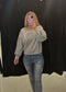 Grey Embroidered Sweatshirt